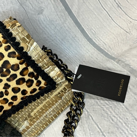 NWT- Kooreloo Authentic- New Yorker Leo in Beige- Handbag- MSRP $995 - Picture 2 of 10